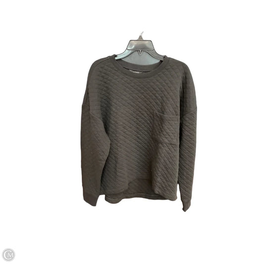 Sweatshirt Crewneck By Banana Republic In Black, Size: L