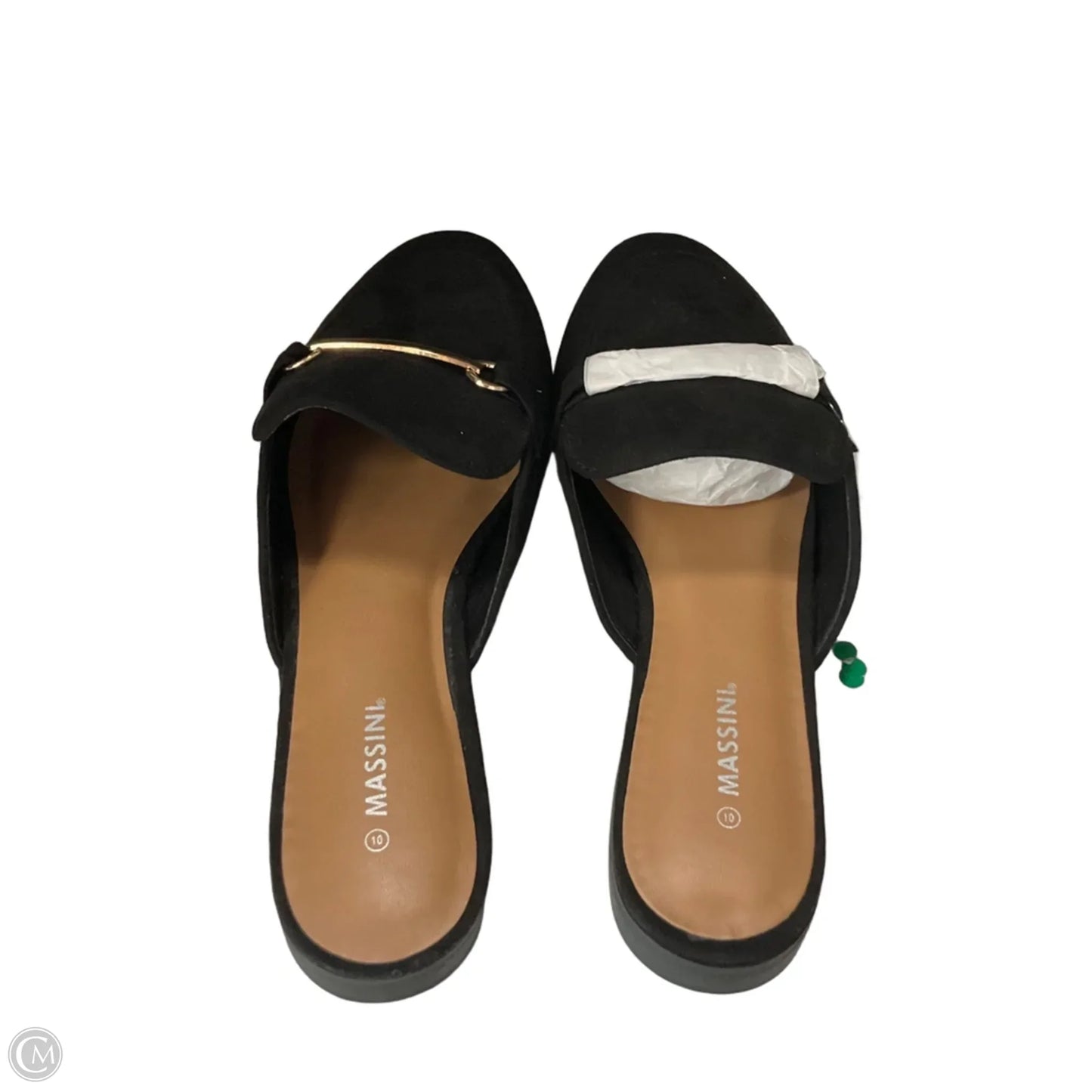 Shoes Flats By Massini In Black, Size: 10