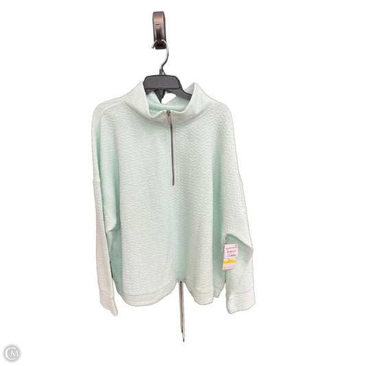 Athletic Sweatshirt Collar By Zella In Green, Size: 3x