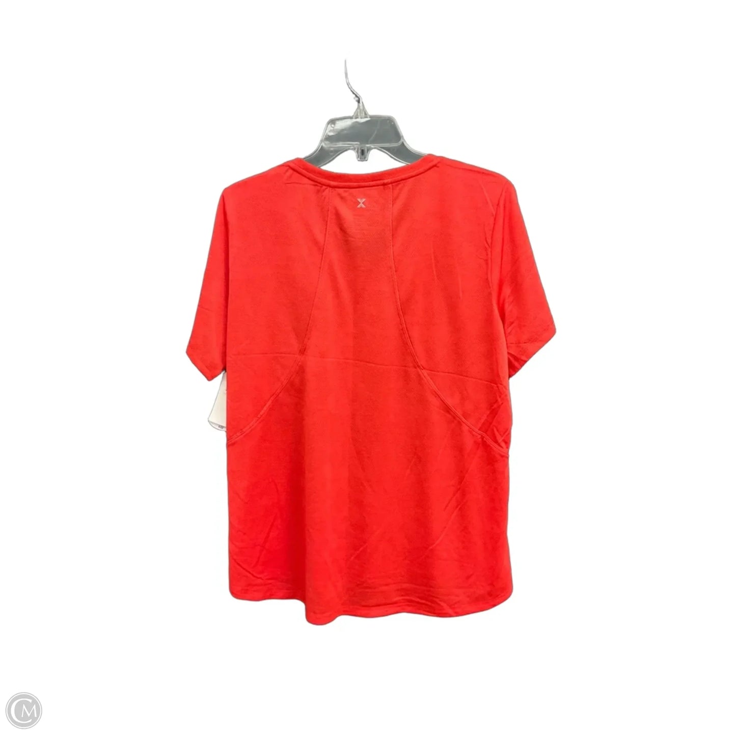 Athletic Top Short Sleeve By Xersion In Orange, Size: Xl