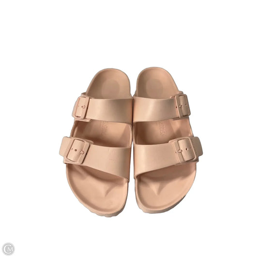 Sandals Flip Flops By Birkenstock In Pink, Size: 9
