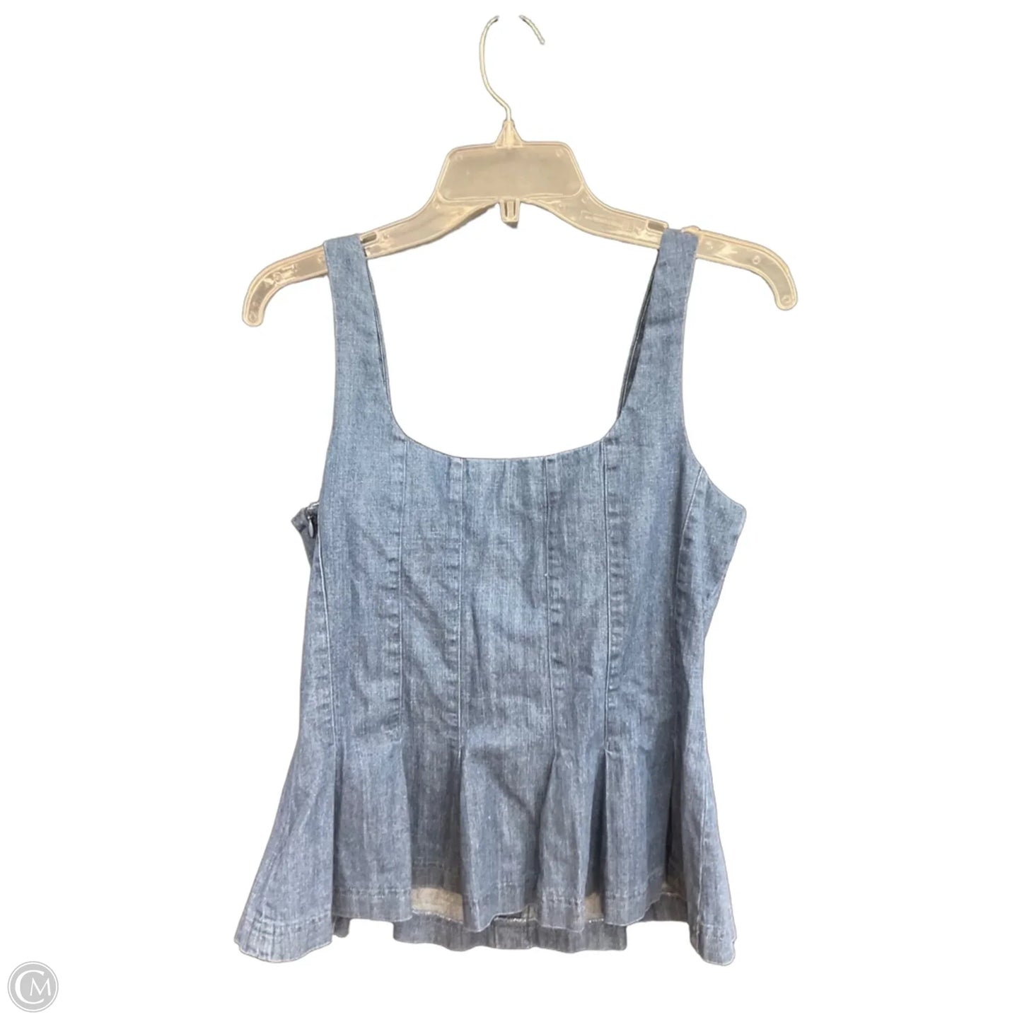 Top Sleeveless By Banana Republic In Blue, Size: S