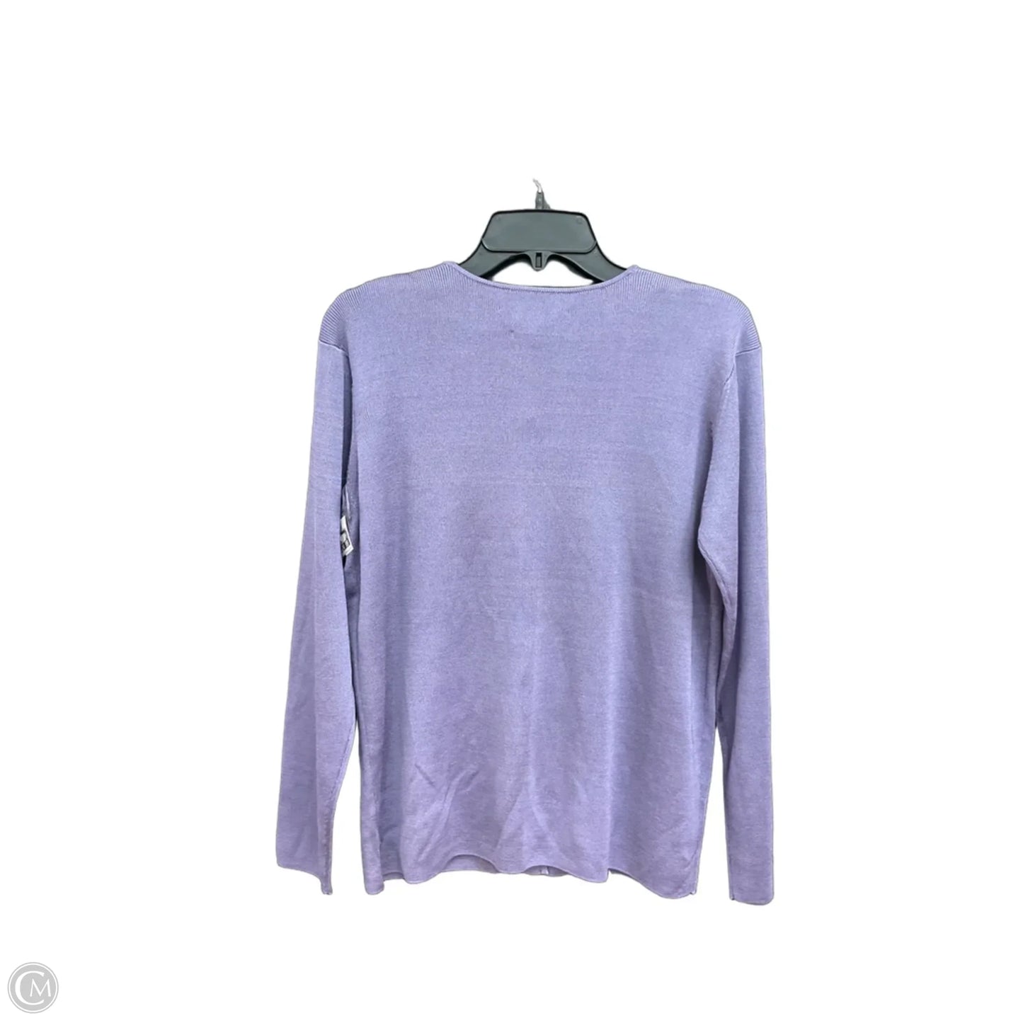 Top 2pc Sleeveless By Saks Fifth Avenue In Purple, Size: L