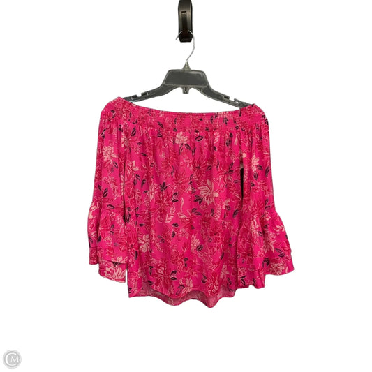 Top Long Sleeve Designer By Lilly Pulitzer In Pink, Size: S