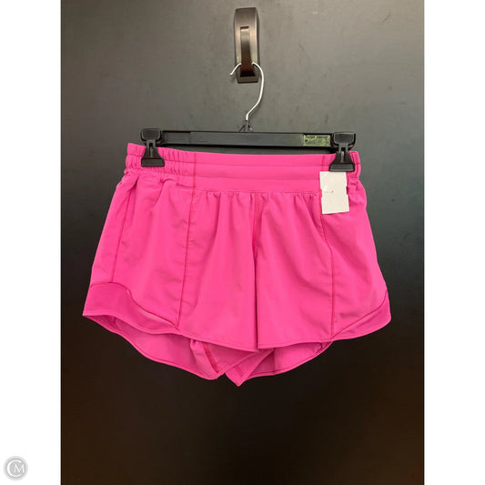Athletic Shorts By Lululemon In Pink, Size: 6