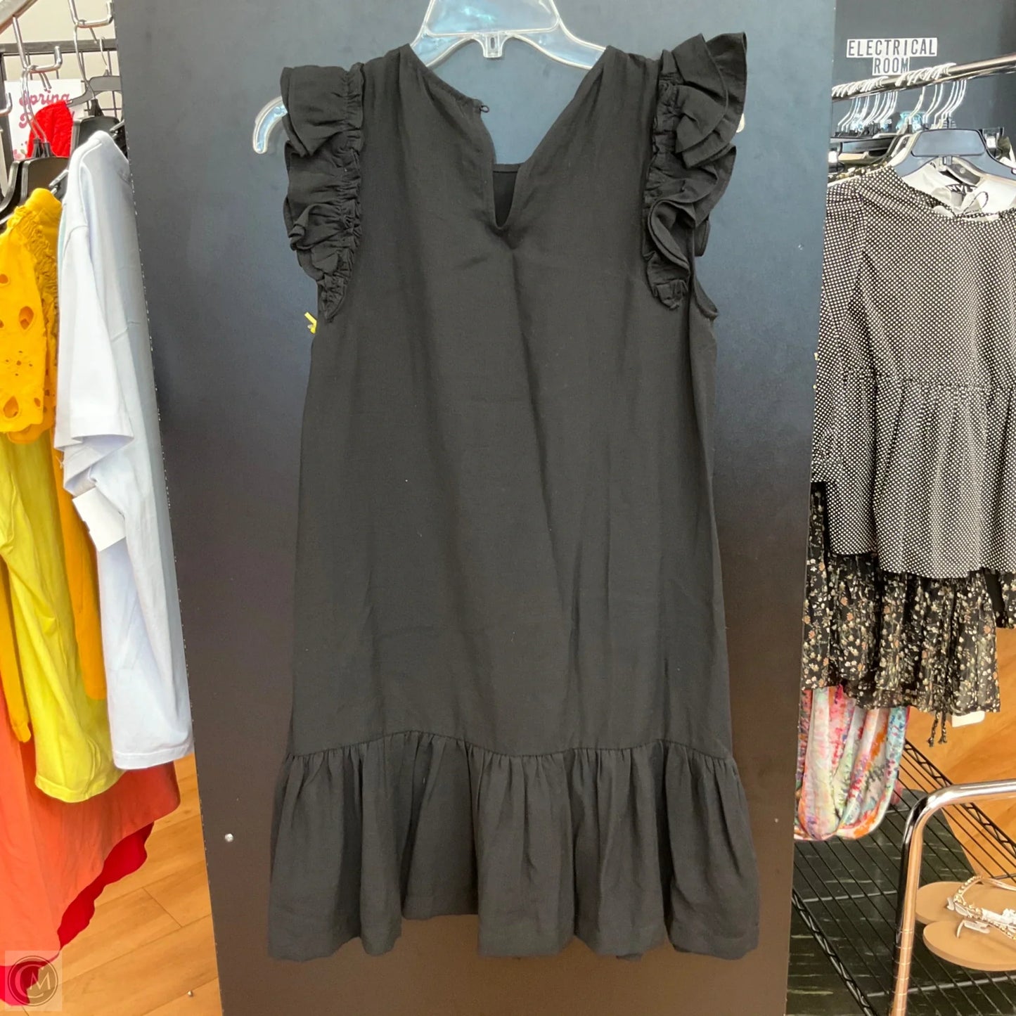 Dress Casual Midi By Cece In Black, Size: S
