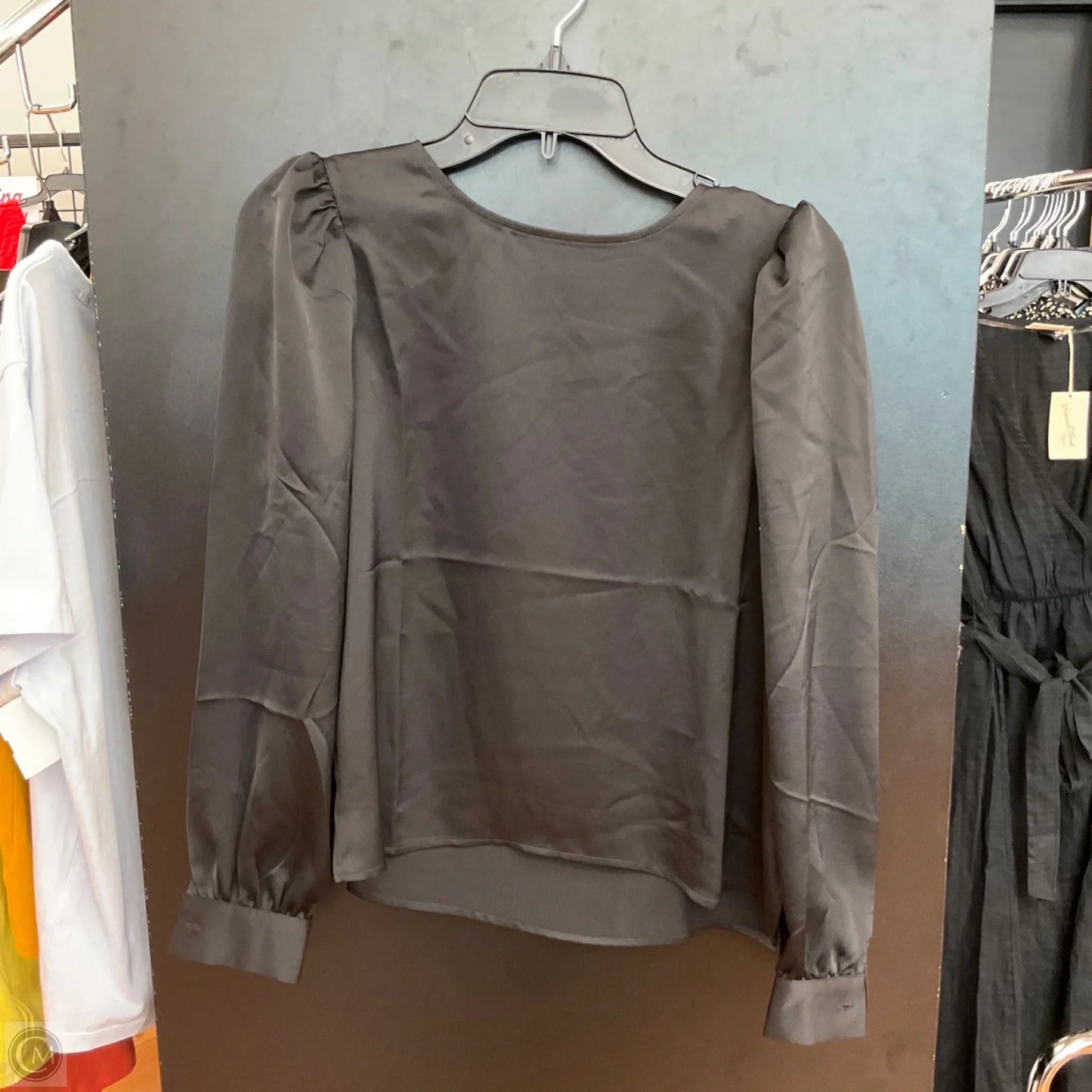 Top Long Sleeve By Loft In Black, Size: Xsp