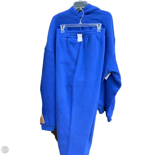 Athletic Pants 2pc By Comfrt In Blue, Size: 3x