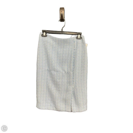 Skirt Midi By Ann Taylor In Blue, Size: 0p