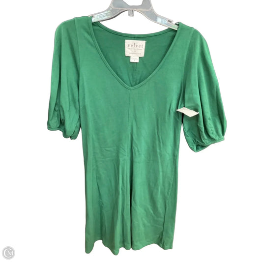Dress Casual Midi By Velvet In Green, Size: Xs