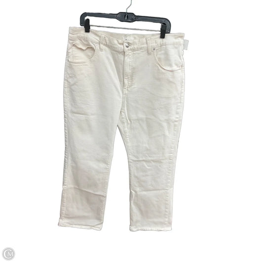 Jeans Boot Cut By Madewell In White, Size: 16