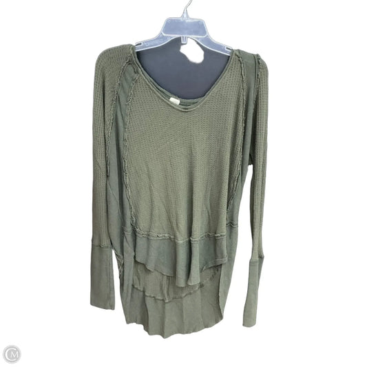 Top Long Sleeve By We The Free In Green, Size: M