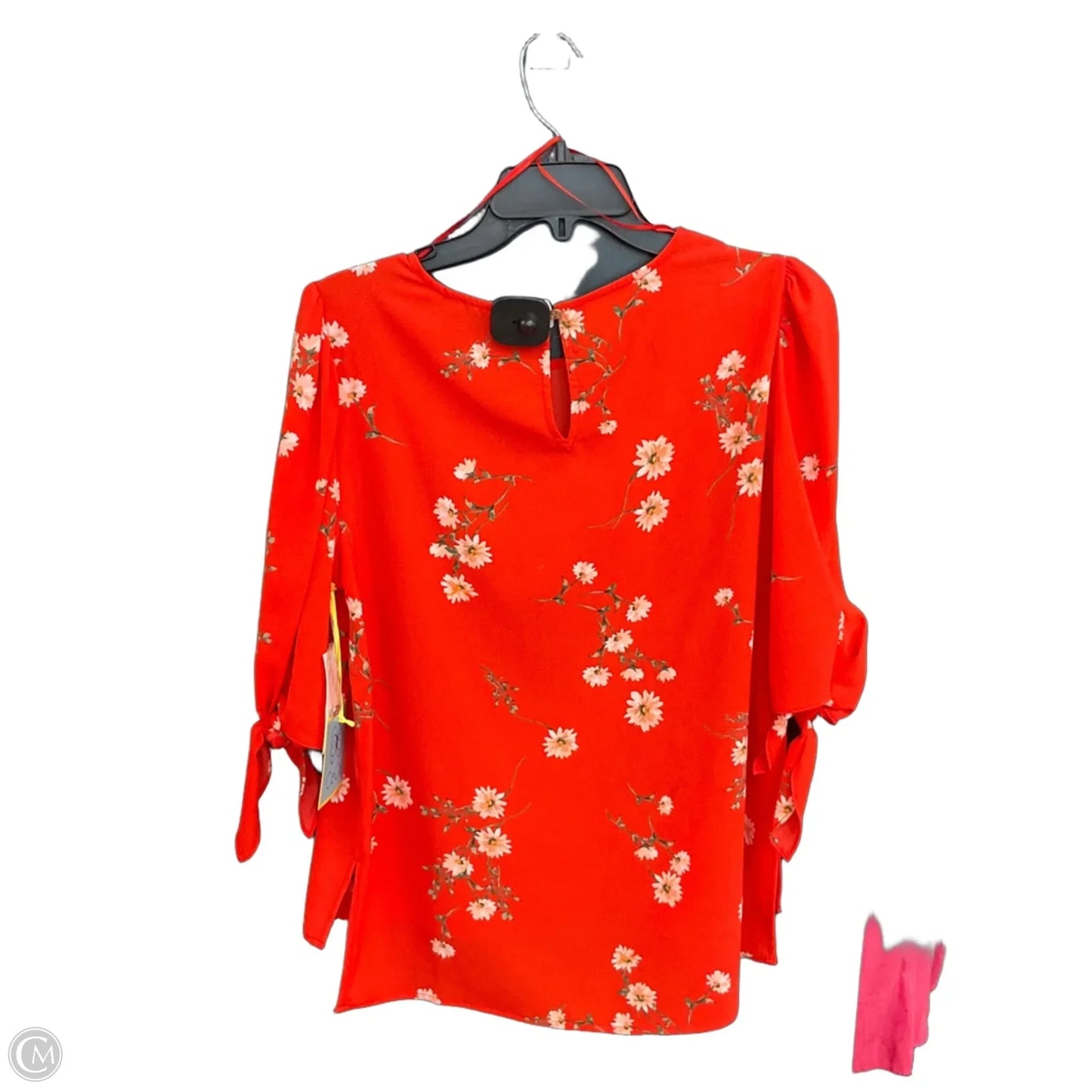 Top 3/4 Sleeve By Cece In Red, Size: M