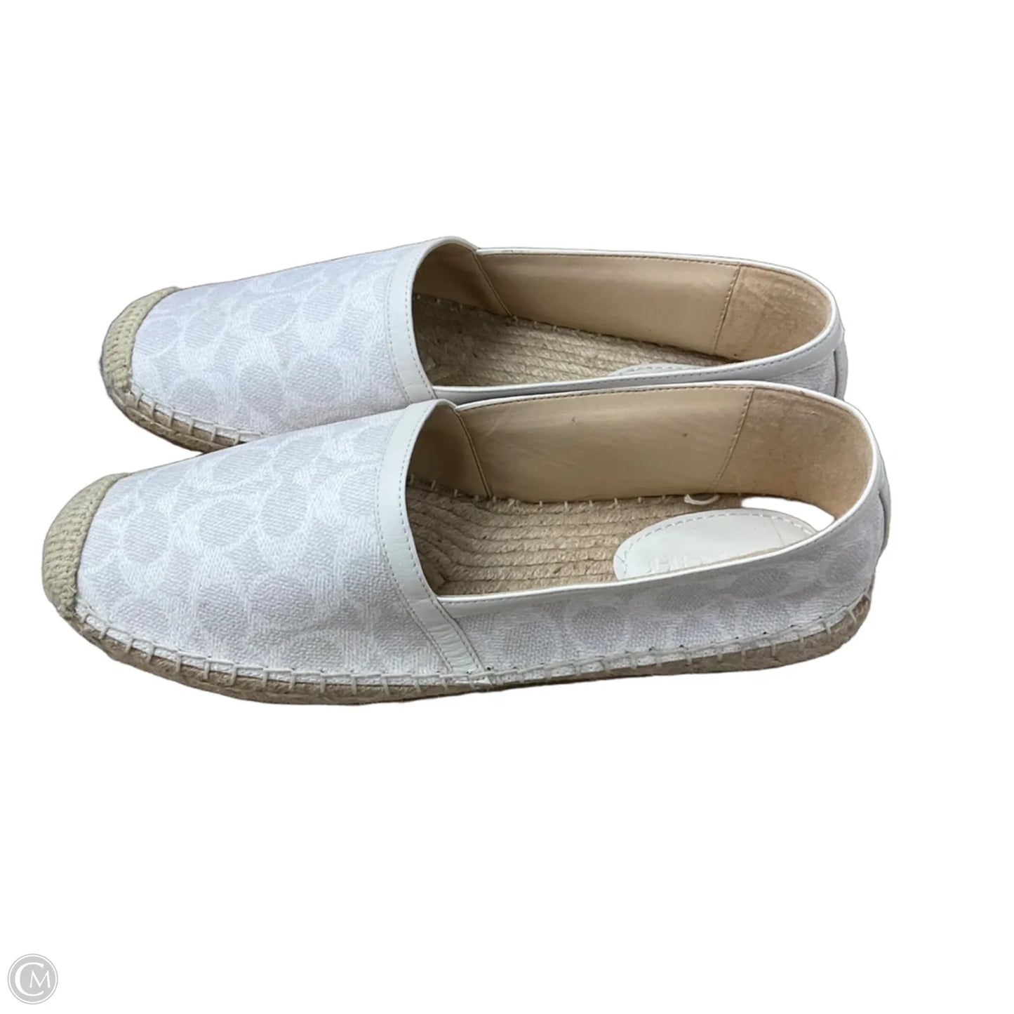 Shoes Designer By Coach In White, Size: 10