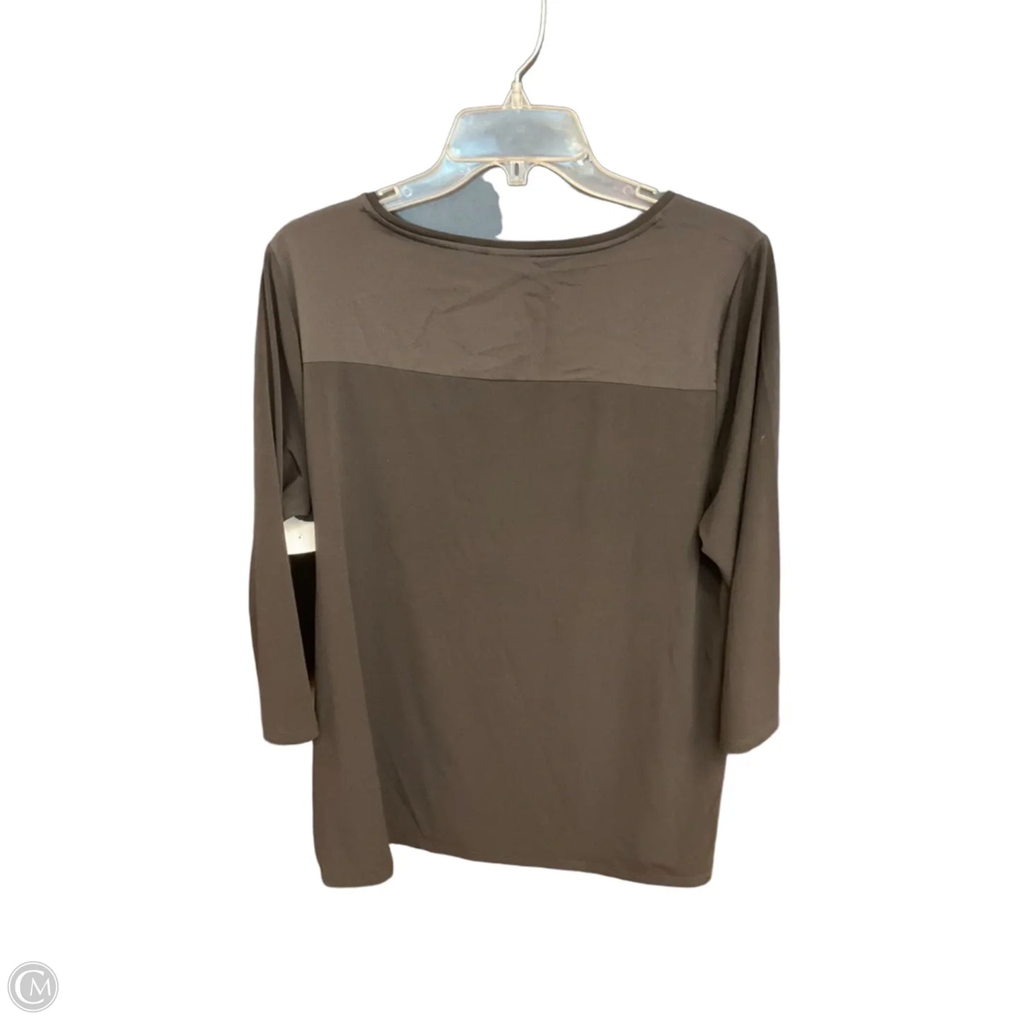 Top Long Sleeve By Chicos In Black, Size: 2x