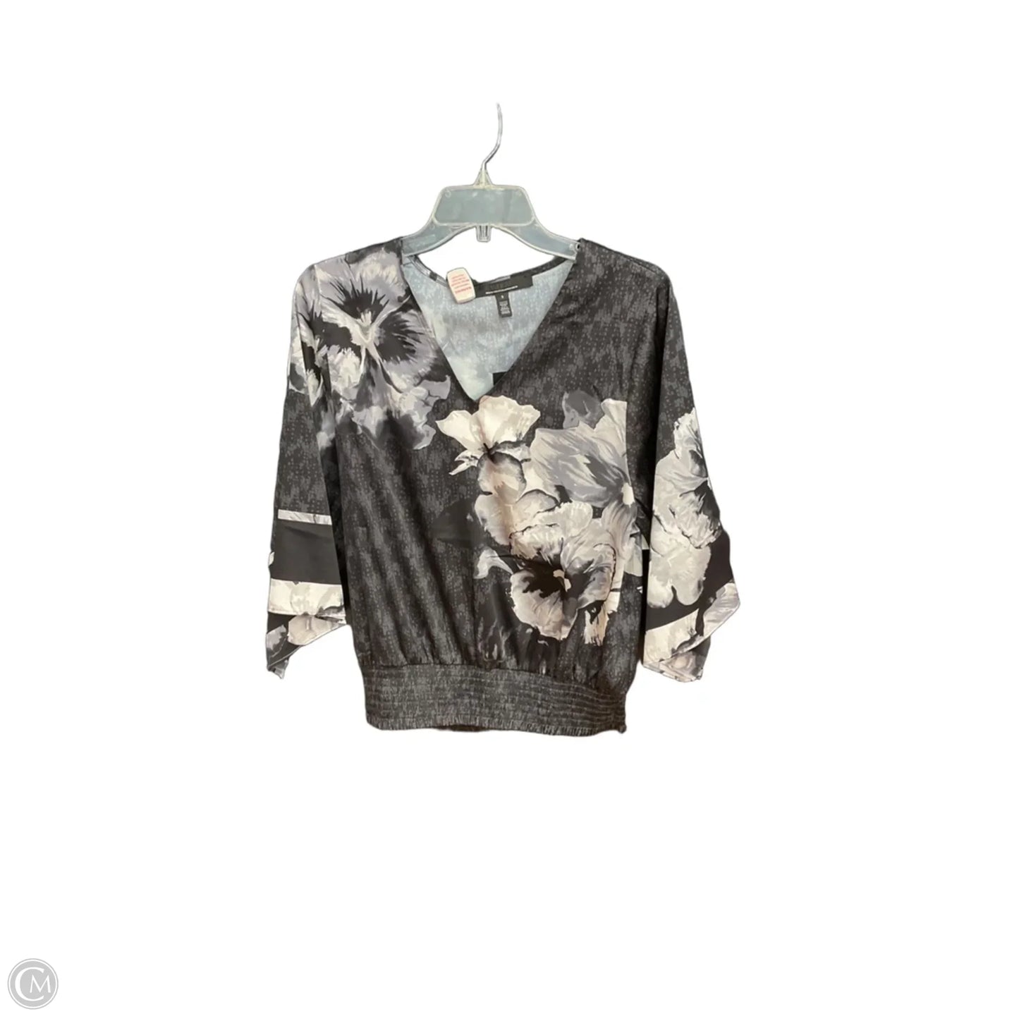 Top Long Sleeve By White House Black Market In Black, Size: S