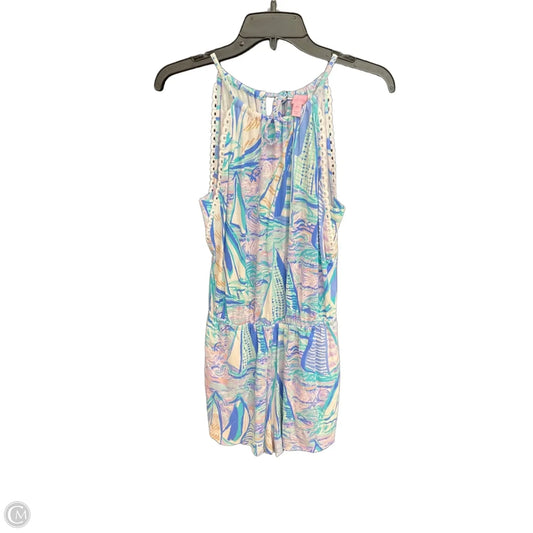 Romper Designer By Lilly Pulitzer In Blue, Size: Xs