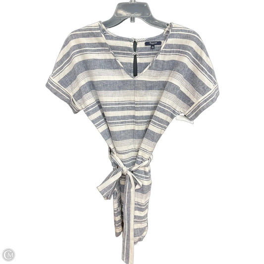 Romper By Madewell In Striped Pattern, Size: Xs