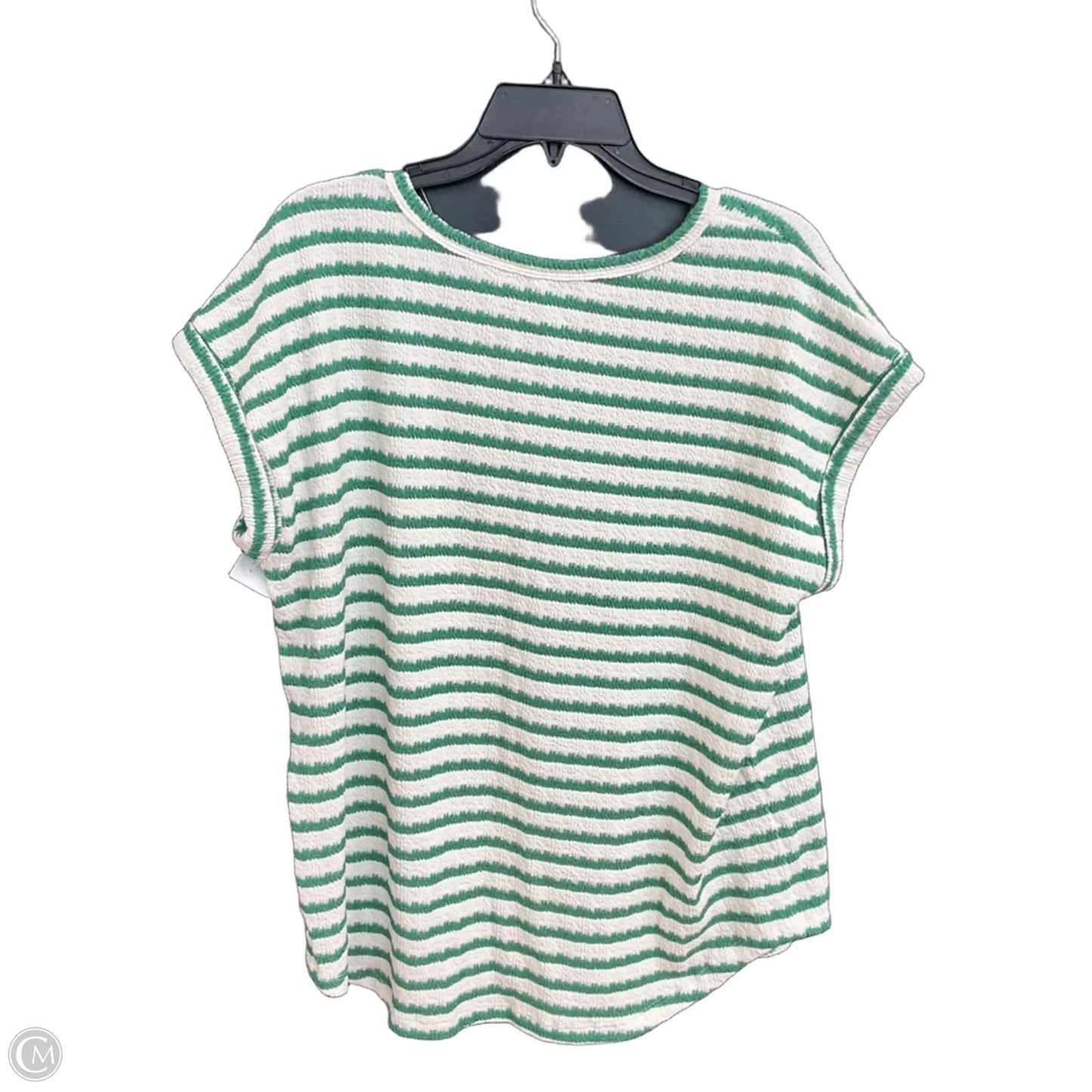 Top Short Sleeve By Maurices In Green, Size: L