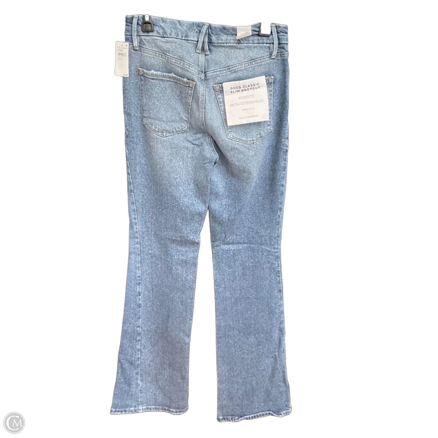 Jeans Boot Cut By Good American In Blue, Size: 8