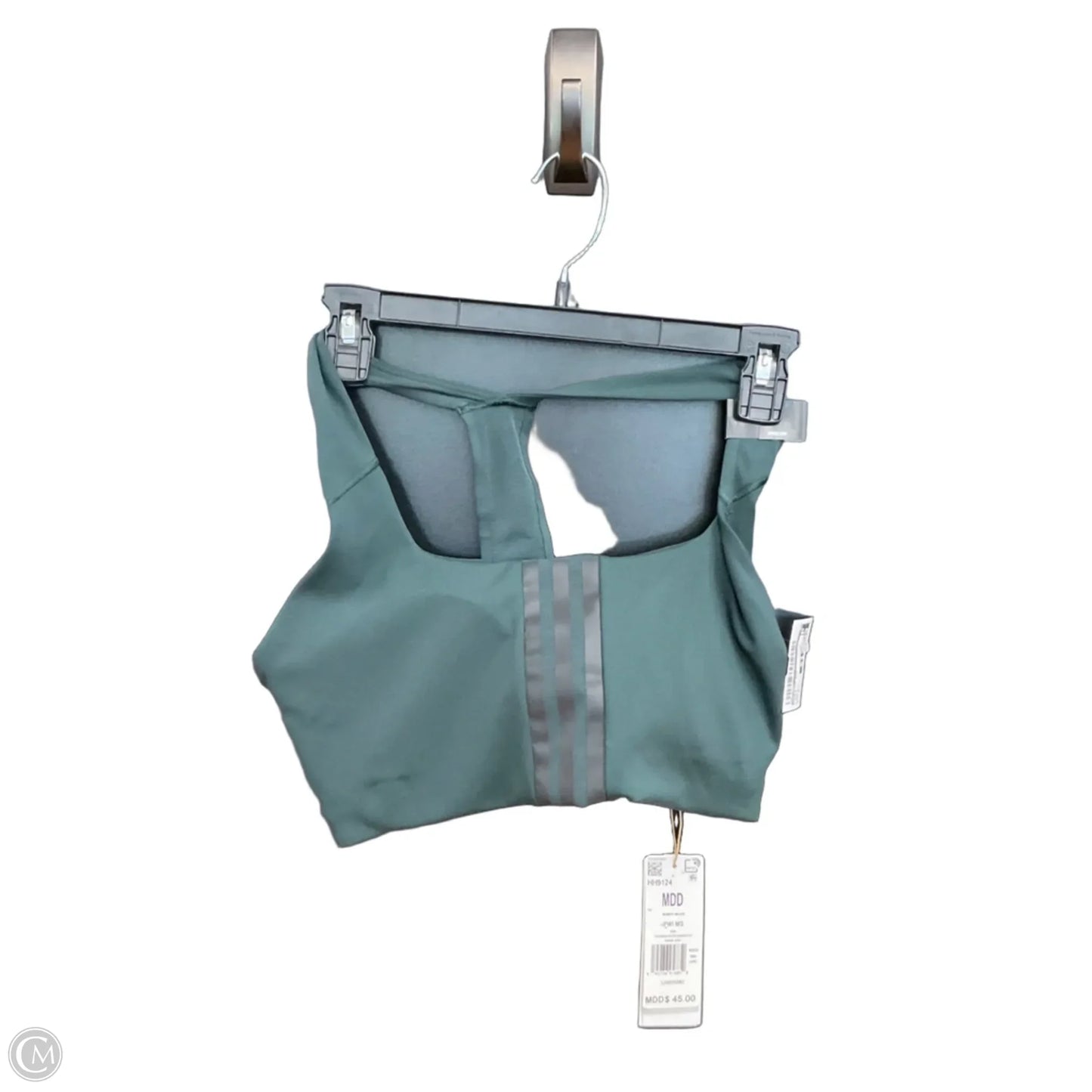 Athletic Bra By Adidas In Green, Size: M