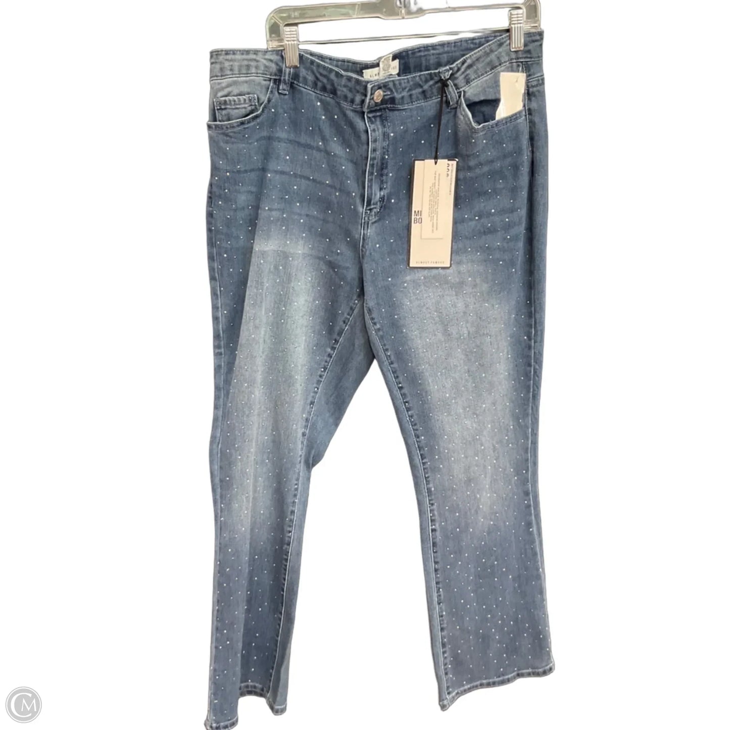 Jeans Boot Cut By Almost Famous In Blue, Size: 20