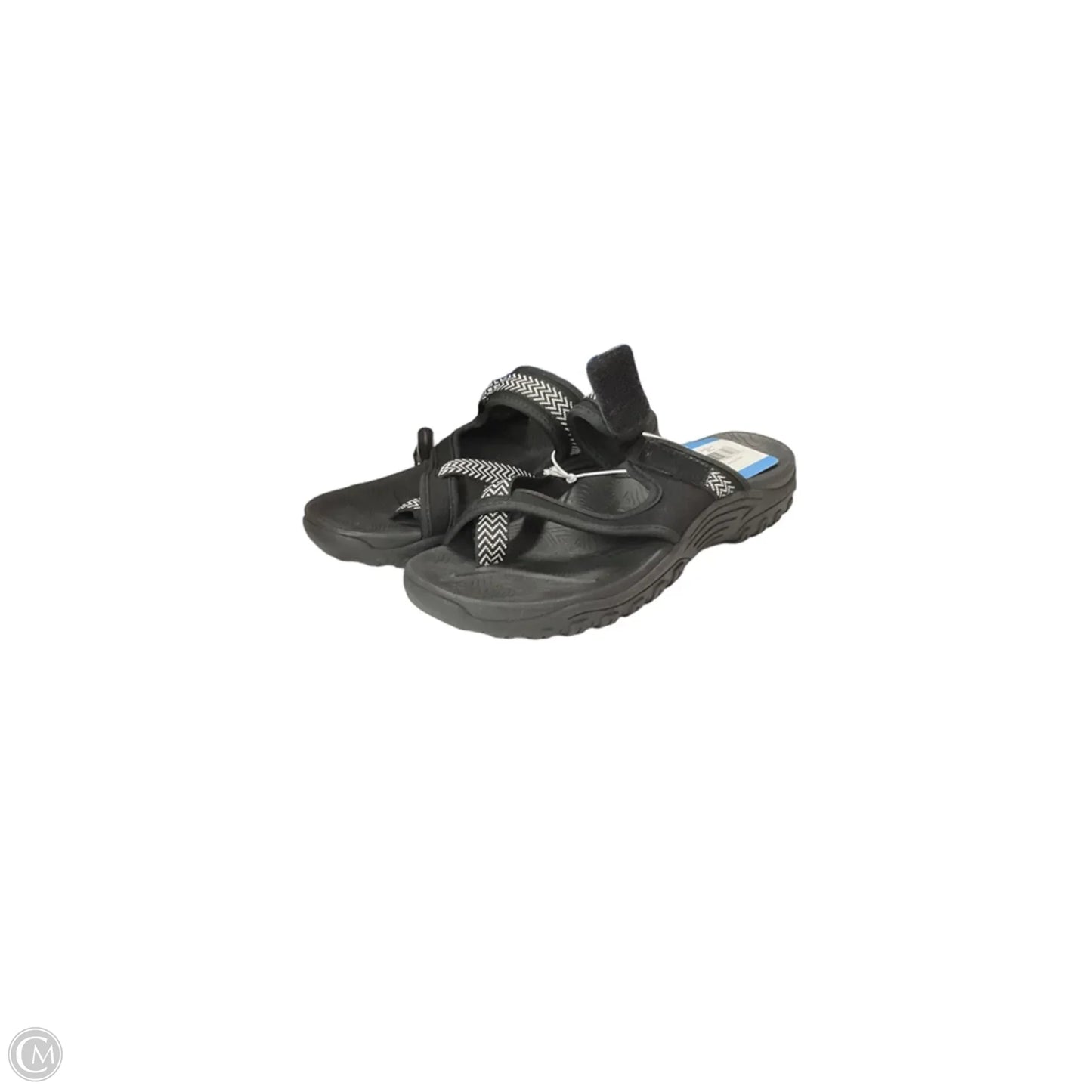 Sandals Flats By Skechers In Black, Size: 9