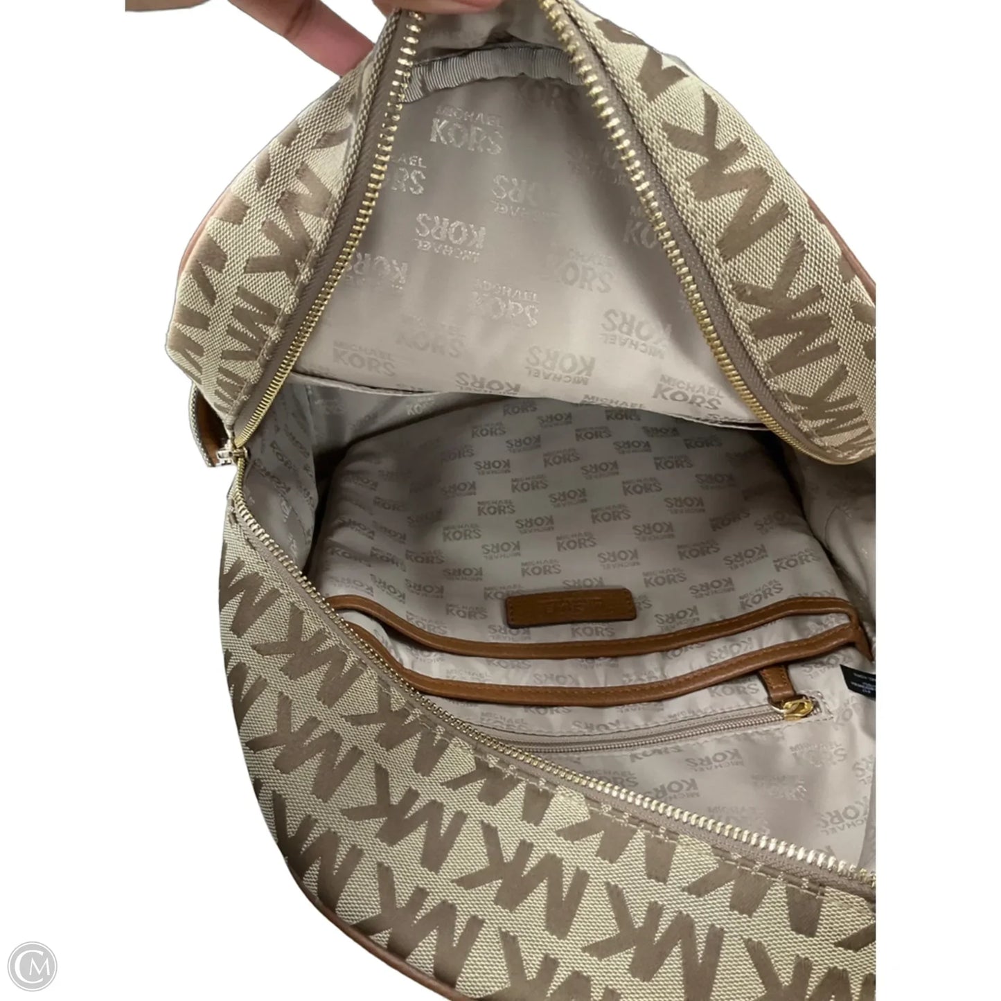 Backpack Designer By Michael Kors, Size: Large