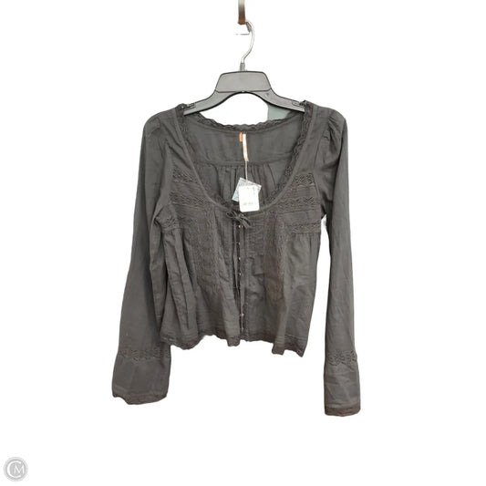 Top Long Sleeve By Free People In Black, Size: Xs