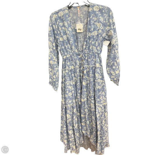 Dress Casual Maxi By Free People In Blue, Size: Xs