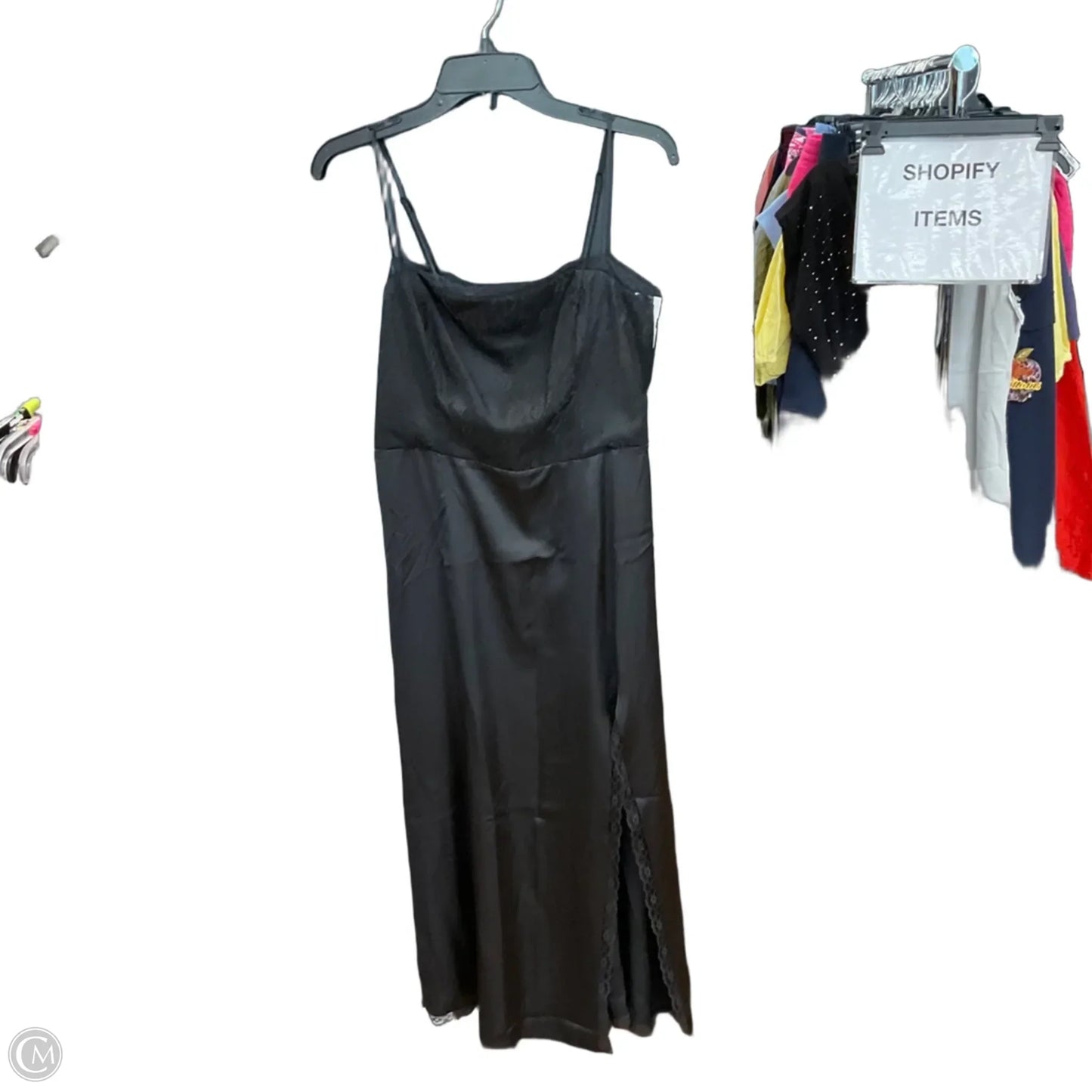 Dress Casual Maxi By Abercrombie And Fitch In Black, Size: M