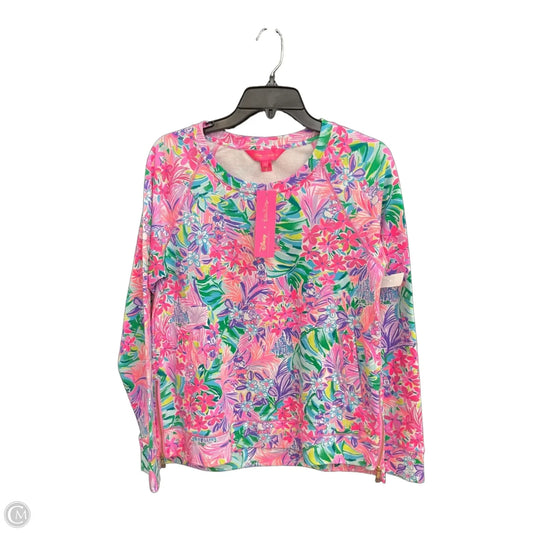 Top Long Sleeve Designer By Lilly Pulitzer In Pink, Size: M