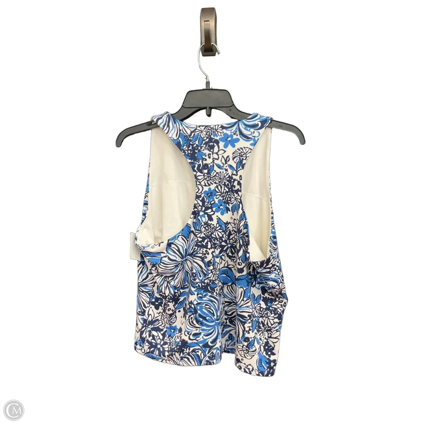 Top Sleeveless Designer By Lilly Pulitzer In Blue, Size: Xl
