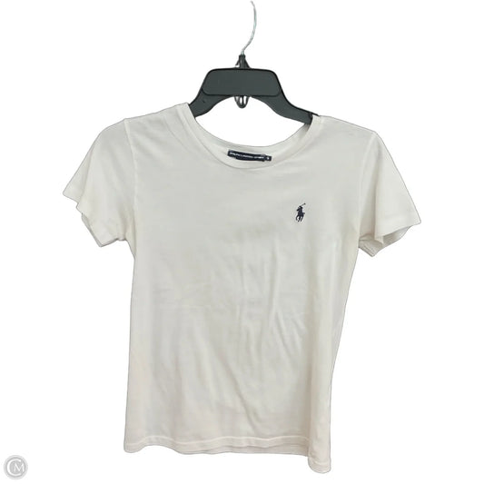Top Short Sleeve By Ralph Lauren In White, Size: S