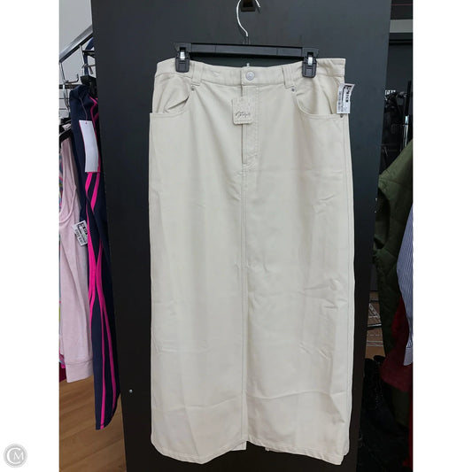 Skirt Maxi By Free People In Ivory, Size: 8