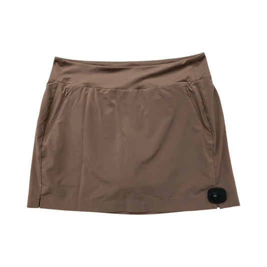 Athletic Skort By Athleta In Brown, Size:14