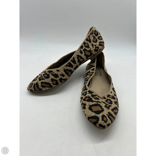 Shoes Flats By Skechers In Animal Print, Size: 9