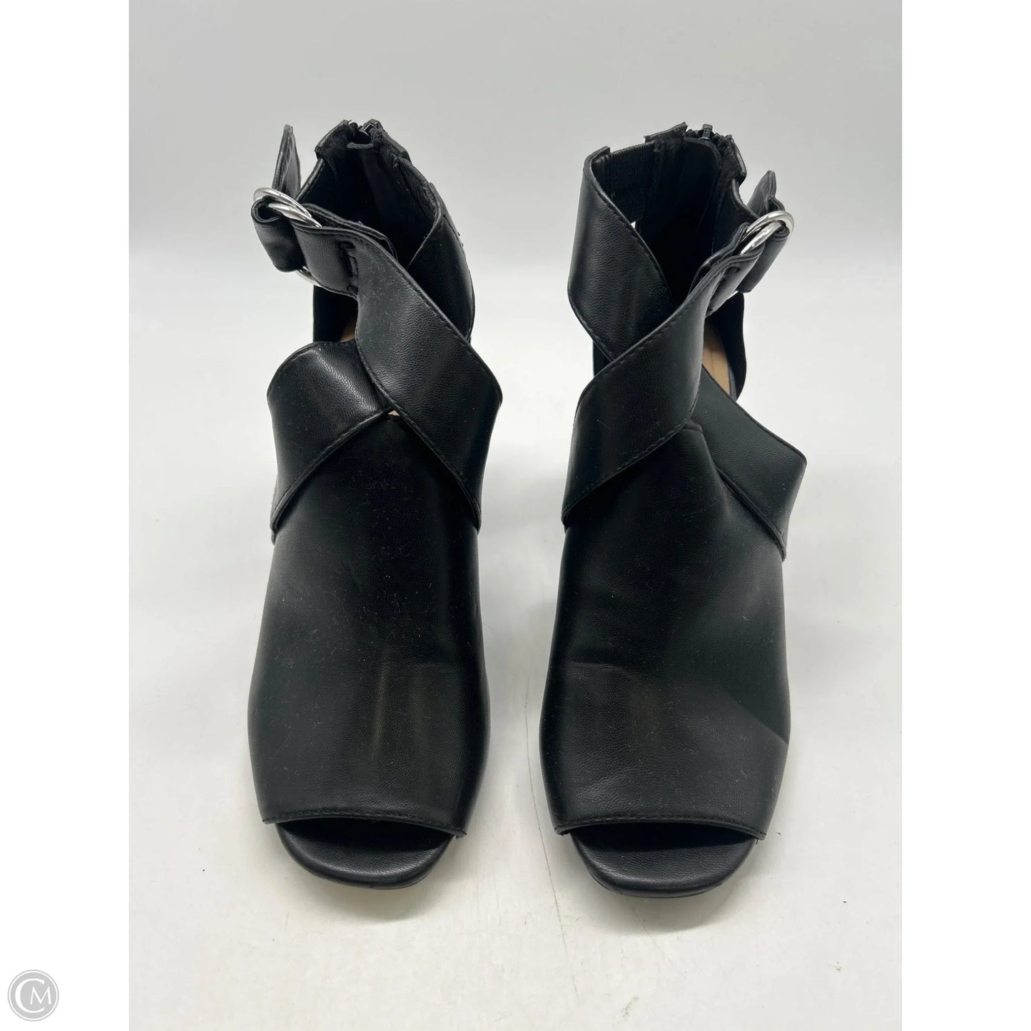 Sandals Heels Block By Apt 9 In Black, Size: 8.5