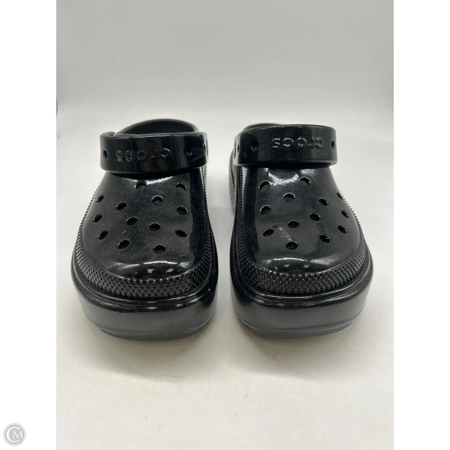 Sandals Sport By Crocs In Black, Size: 8
