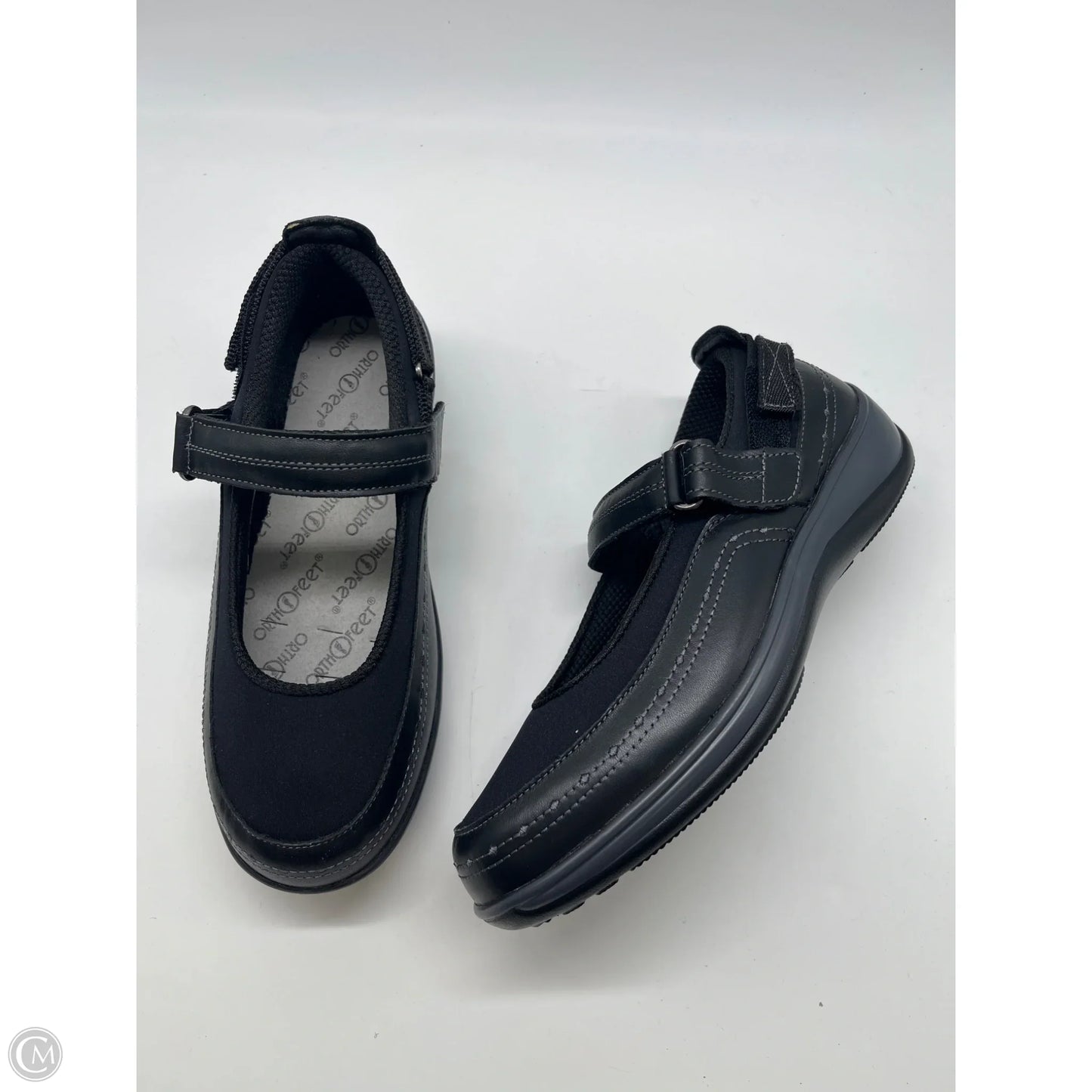 Shoes Flats By Clothes Mentor In Black, Size: 8
