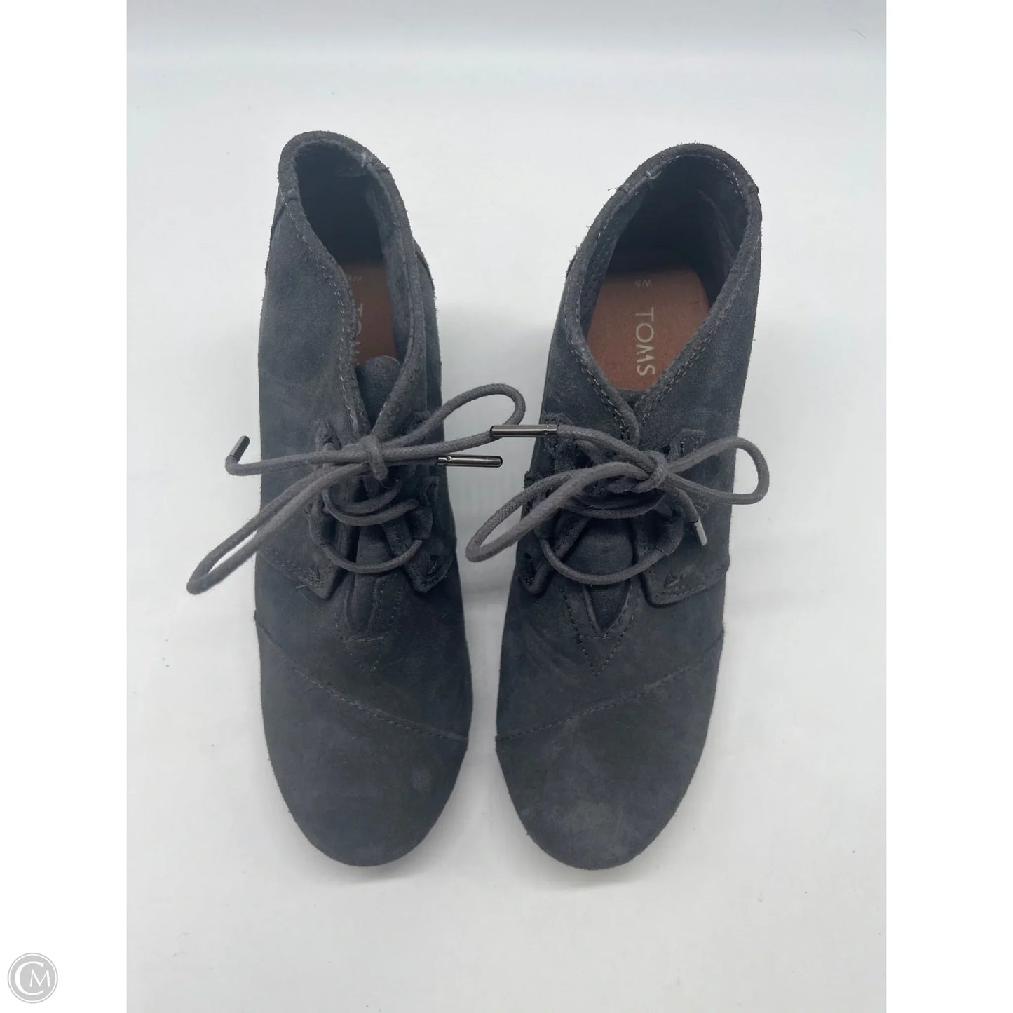 Boots Ankle Heels By Toms In Grey, Size: 8