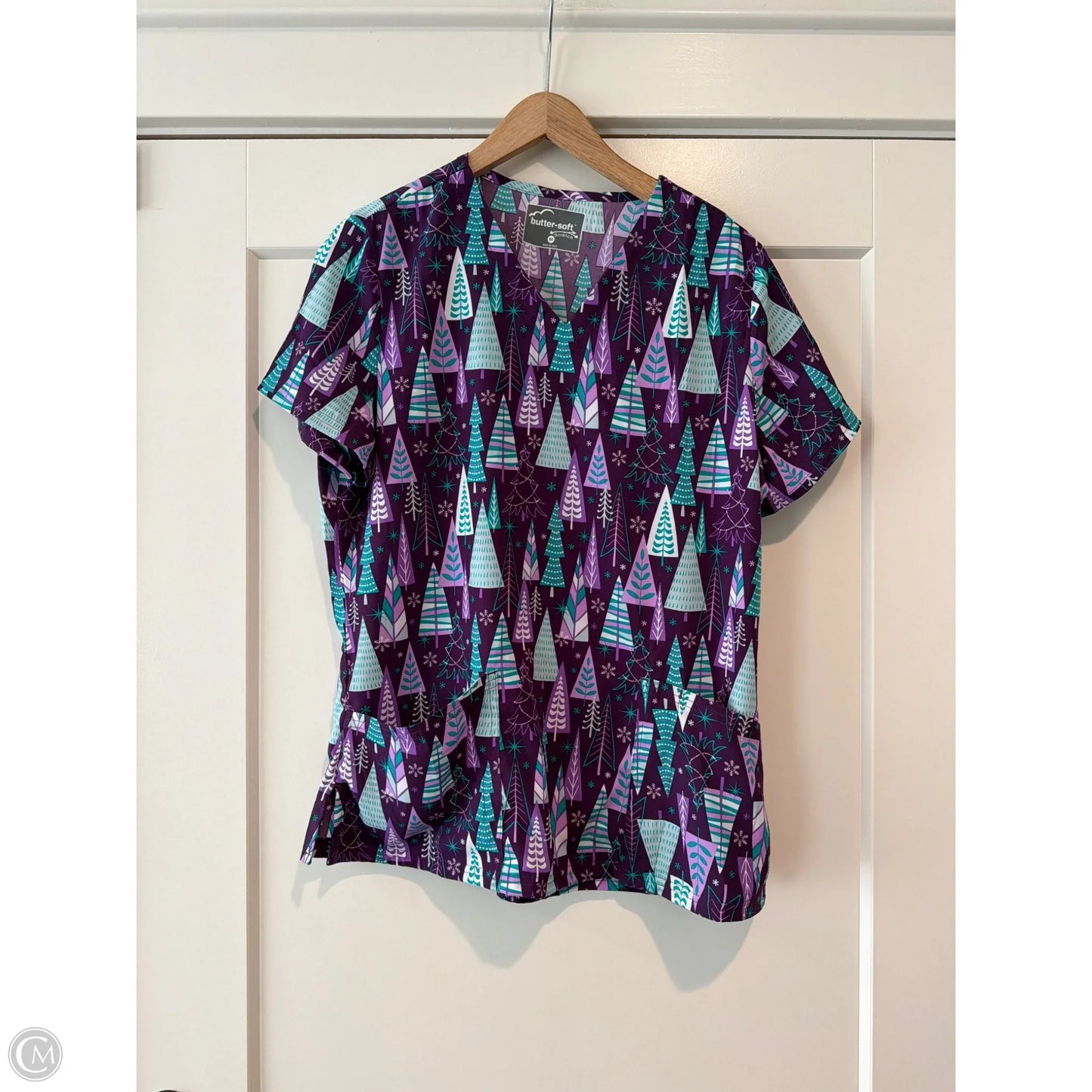 Top Short Sleeve By Clothes Mentor In Purple, Size: M