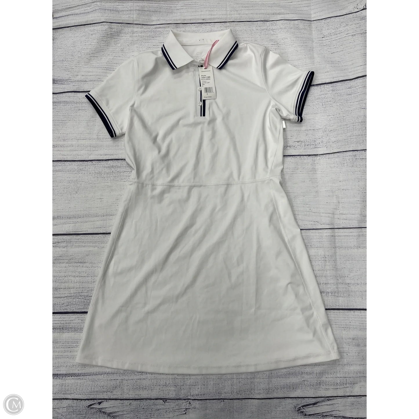 Dress Casual Short By Vineyard Vines In White, Size: M