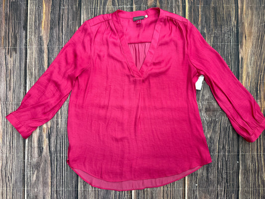 Pink Top Long Sleeve Vince Camuto, Size S