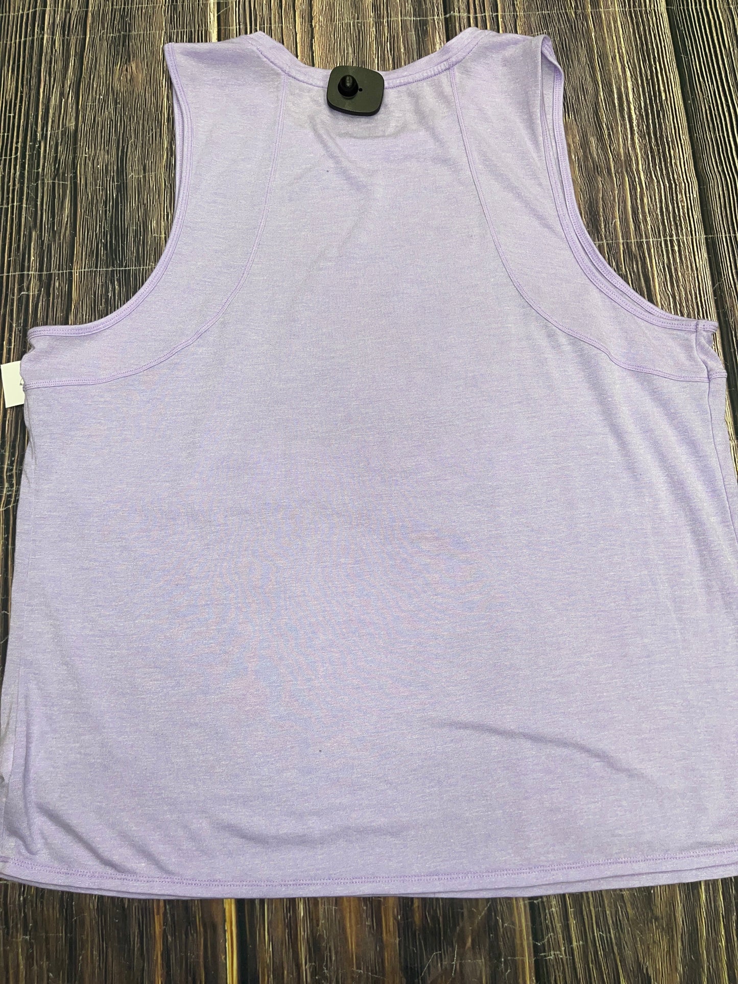 Athletic Tank Top By Reebok In Purple, Size: 1x