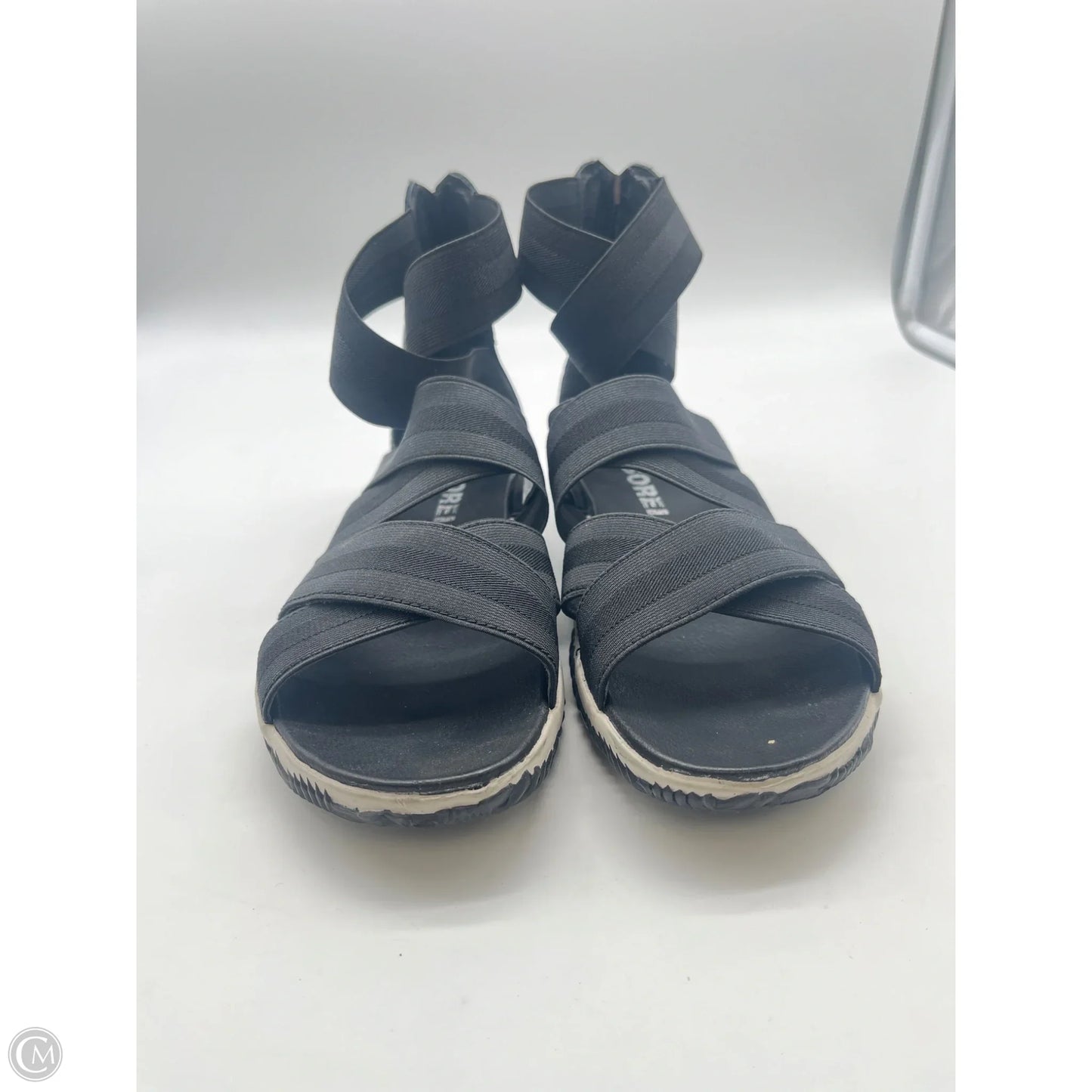 Sandals Flats By Sorel In Black, Size: 9.5