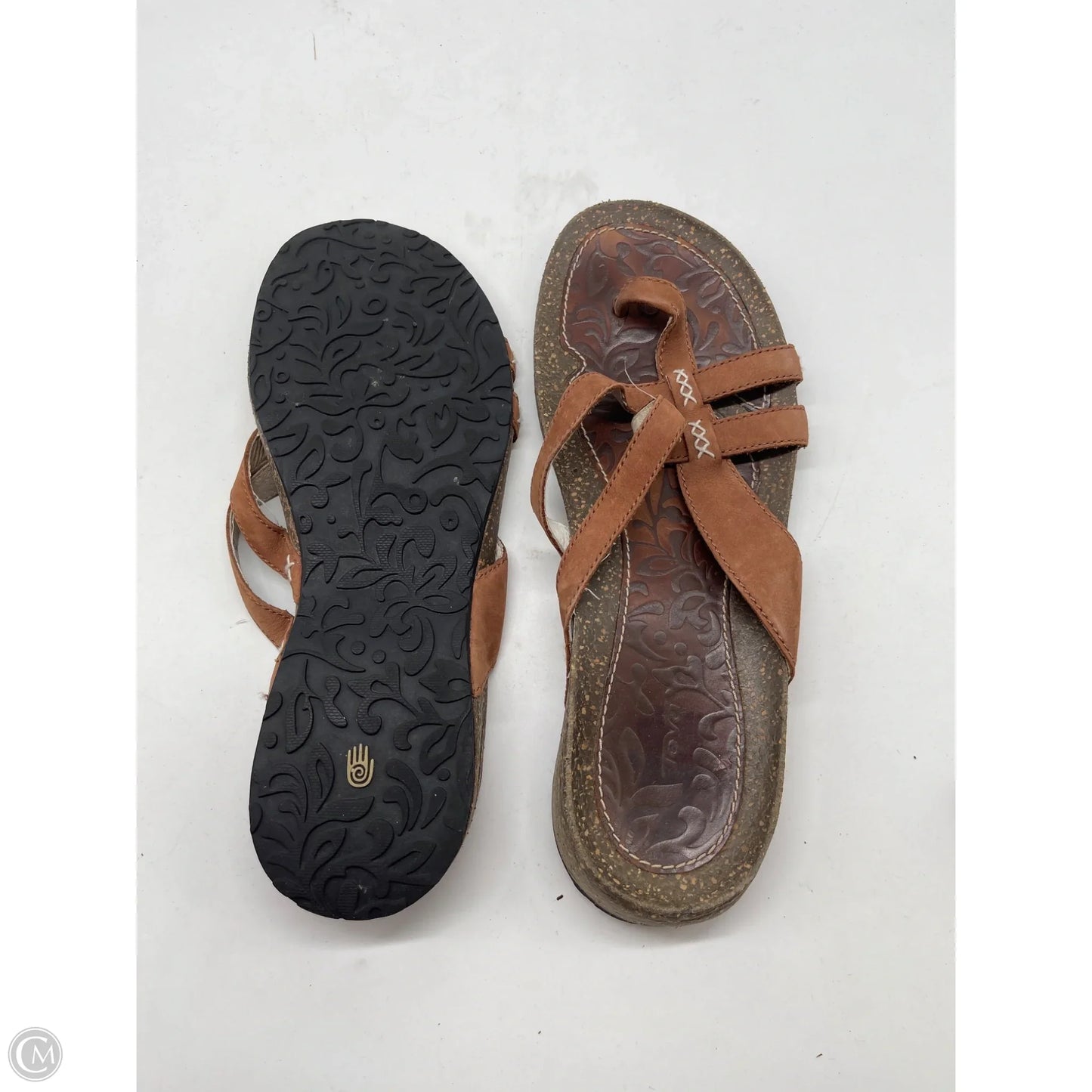 Sandals Flats By Teva In Brown, Size: 9