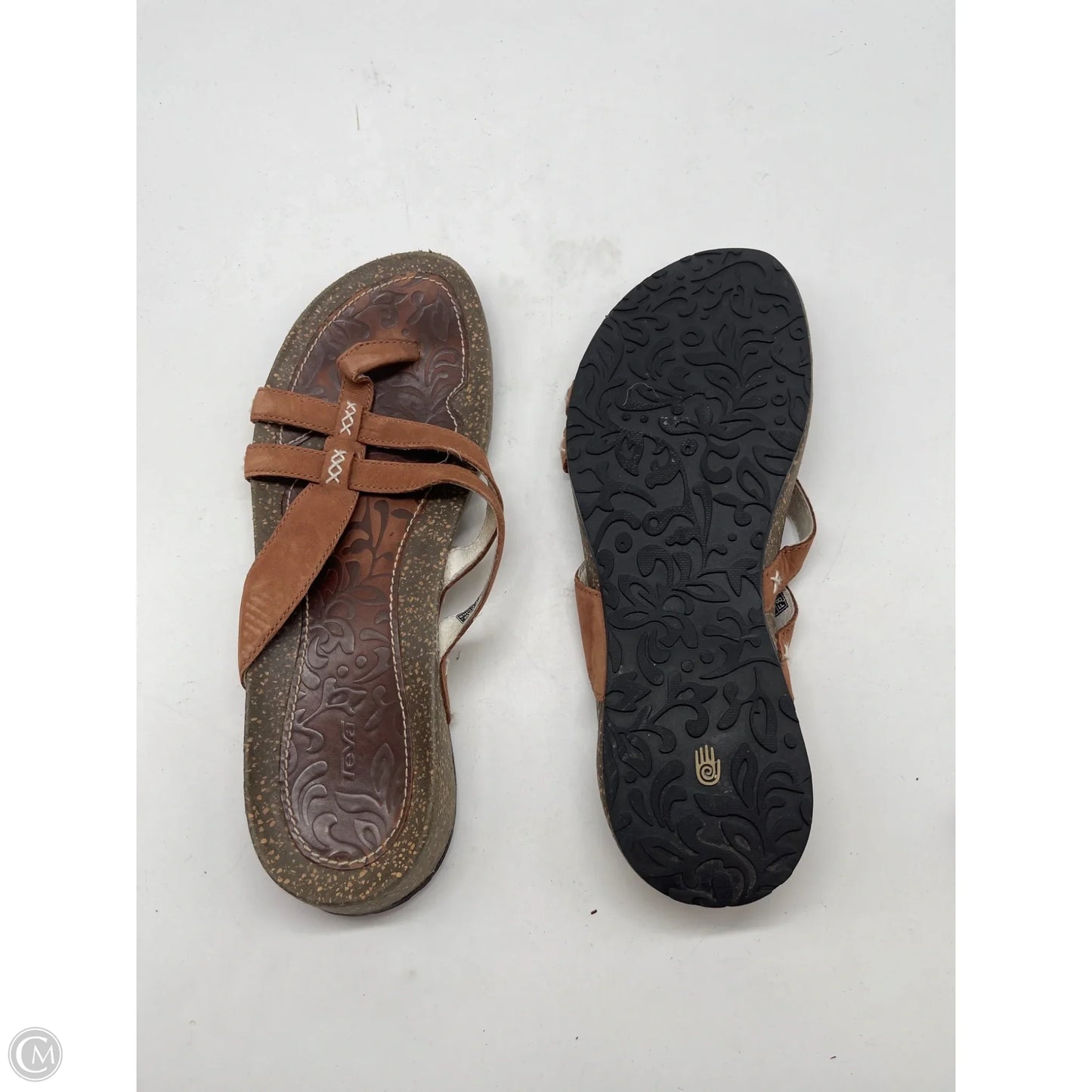 Sandals Flats By Teva In Brown, Size: 9