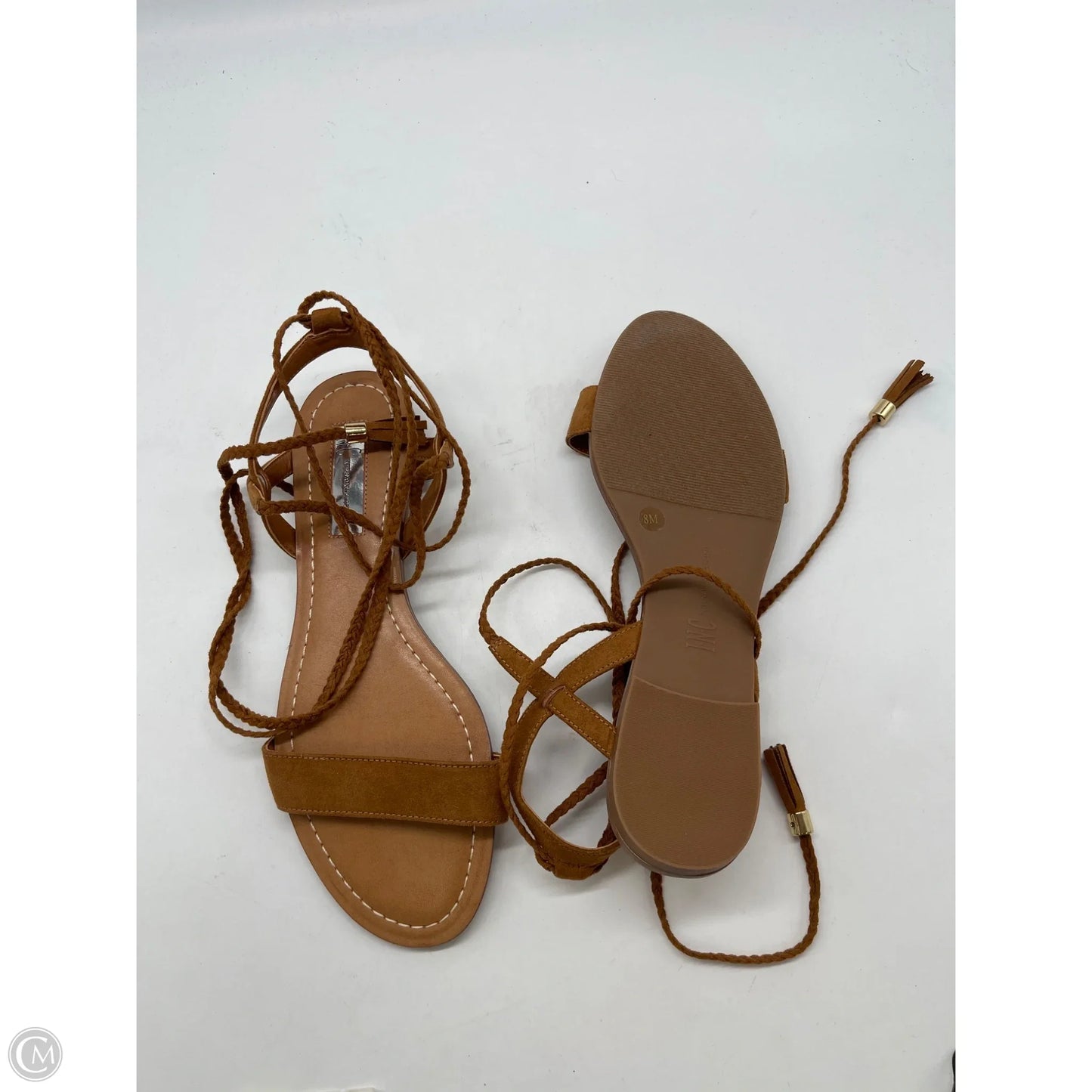 Sandals Flats By Inc In Brown, Size: 8