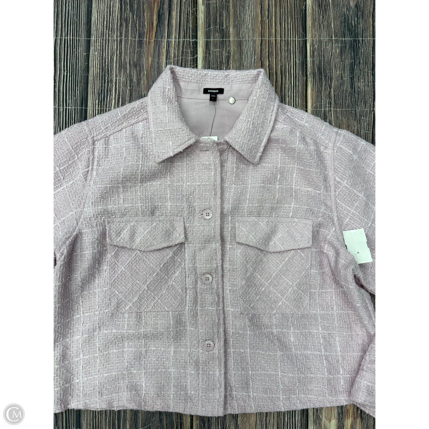 Jacket Other By Express In Pink, Size: L